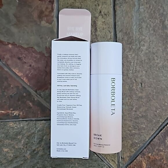 BORBOLETA Breakdown Oil-Free Makeup Remover 100ml full size NEW - Picture 4 of 8